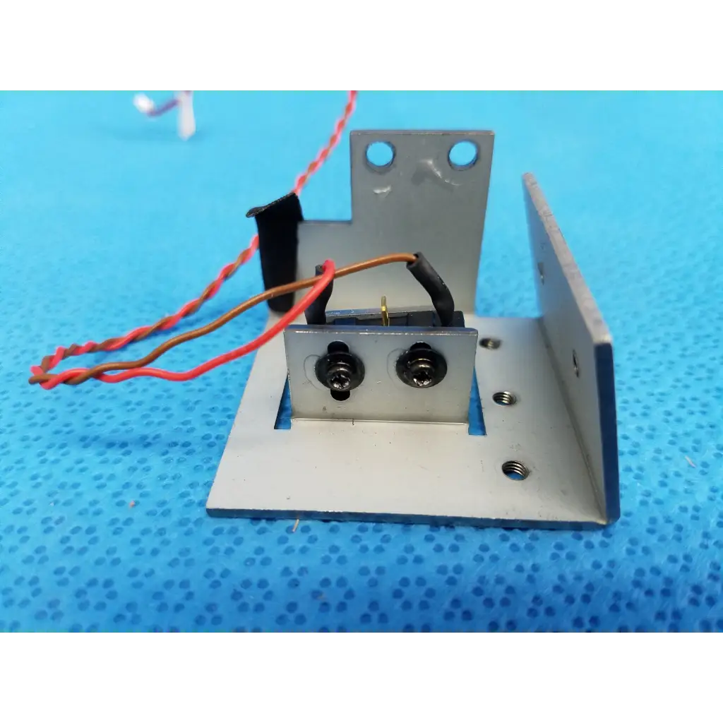 Internal mechanical silver metal limit position sensor with black module and wires for topcon fundus camera