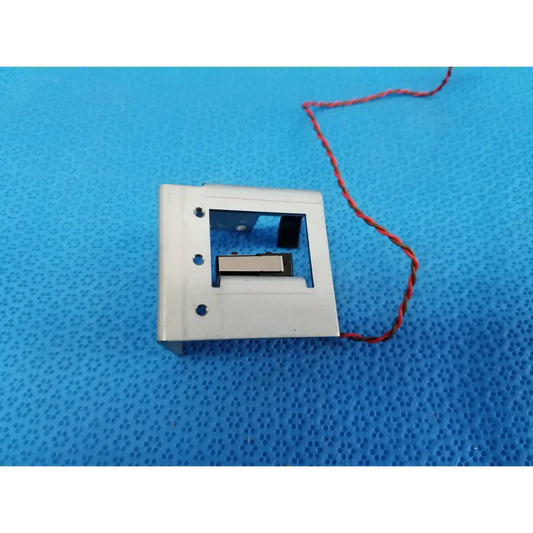 White rectangular internal mechanical limit position sensor with red and black wires for topcon fundus camera