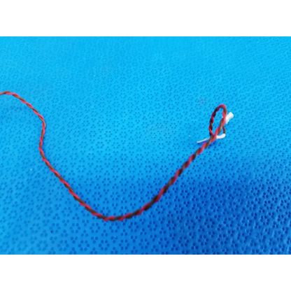 Internal mechanical limit position sensor cable with red and black twisted wires and white connector for topcon fundus camera