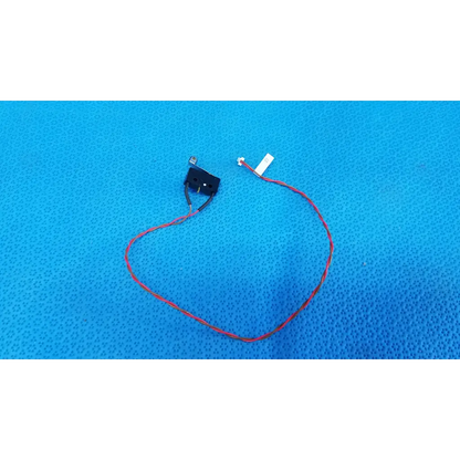 Black plastic internal mechanical hinge roller lever microswitch with red wire and white connector for topcon camera