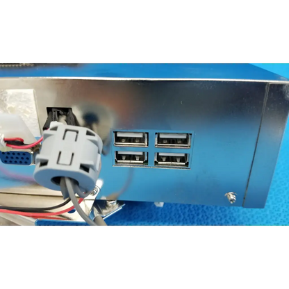 Blue metallic internal motherboard cpu core with four usb ports and gray connector for topcon trc-nw8 retinal camera