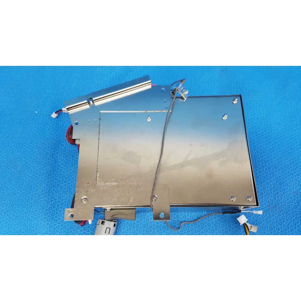Silver metallic internal motherboard cpu core computer hinge assembly with screws and cables for topcon trc-nw8 fundus camera