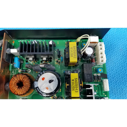 Green circuit board power supply board with capacitors resistors and copper coil for topcon trc-nw8 fundus camera