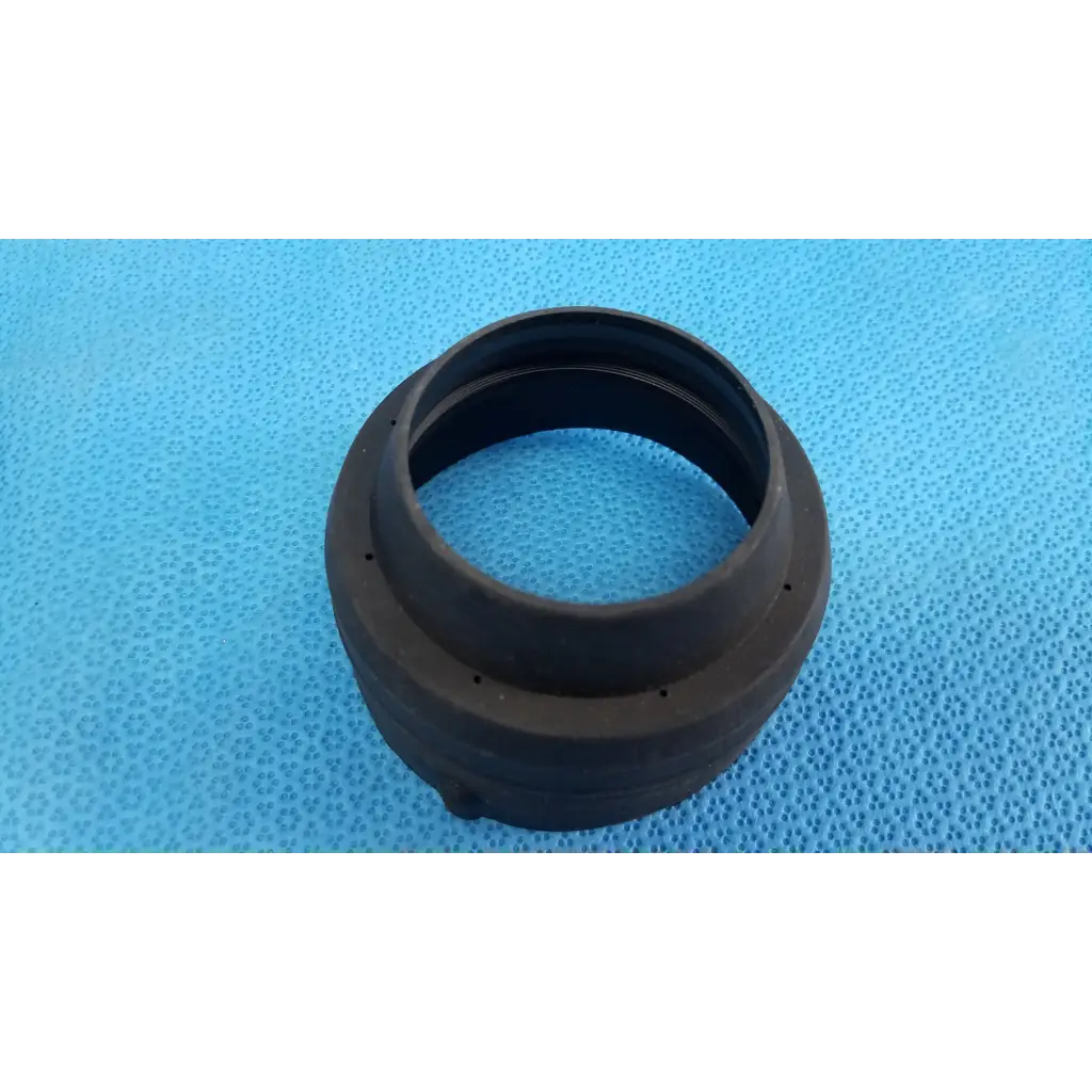 Black rubber dust cap with concentric ridges internal objective lens rubber for topcon trc-nw8 retinal camera