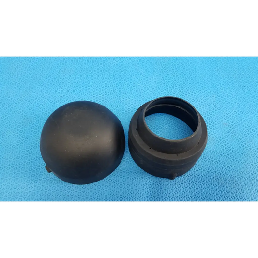 Black plastic dome and ring assembly of objective lens rubber dust cap for topcon trc-nw8 retinal camera