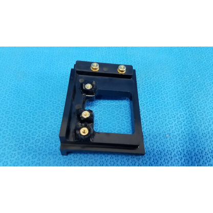 Black plastic internal optical alignment mirror mount slider bracket with gold screws for topcon trc-nw8 retinal camera
