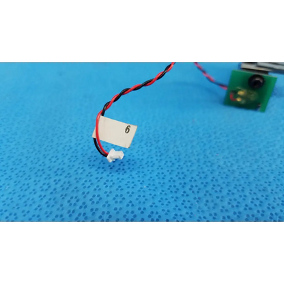 White plastic optical alignment prism lens module part 6 with red and black twisted wires for topcon TRC-NW8