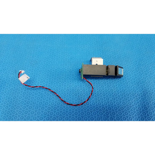 Black rectangular internal optical alignment prism lens module with red and black wiring for topcon trc-nw8 camera