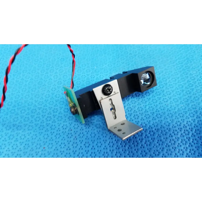 Black and silver internal optical alignment prism lens module with green circuit board and metallic bracket for topcon camera