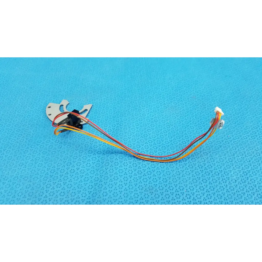 Internal optical base axis limit photo interrupter sensor with aluminum bracket and colored wires for topcon camera