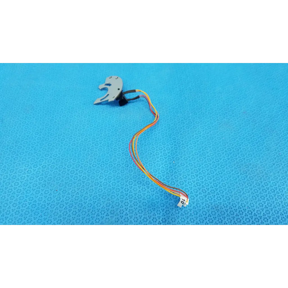 Silver-colored metal optical base axis limit sensor with aluminum bracket and multi-colored wiring for topcon retinal camera