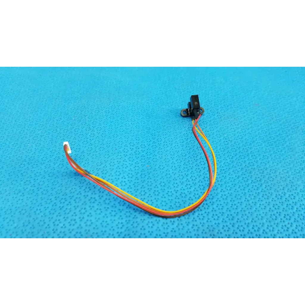 Internal optical base photo-interrupter sensor wire harness with multicolored red yellow and orange wires for topcon fundus camera