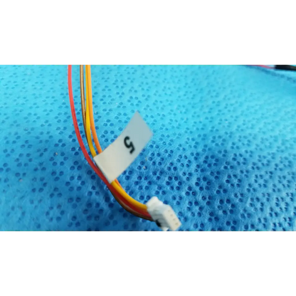 Internal optical base photo-interrupter sensor wire harness with red yellow orange wires and white connector for topcon fundus camera