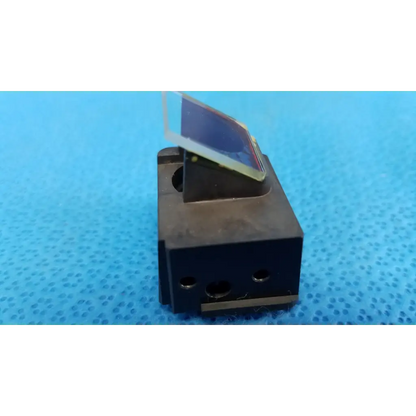 Black rectangular internal optical beam splitter half mirror lens block with angled transparent lens for topcon trc-nw8