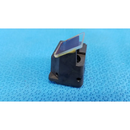 Black plastic lens block with transparent reflective half mirror optical beam splitter for topcon trc-nw8 fundus camera
