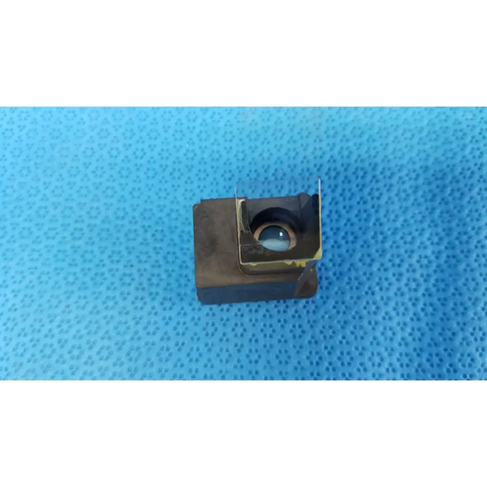 Black rectangular internal optical beam splitter half mirror lens block with clear cover and gold frame for topcon camera