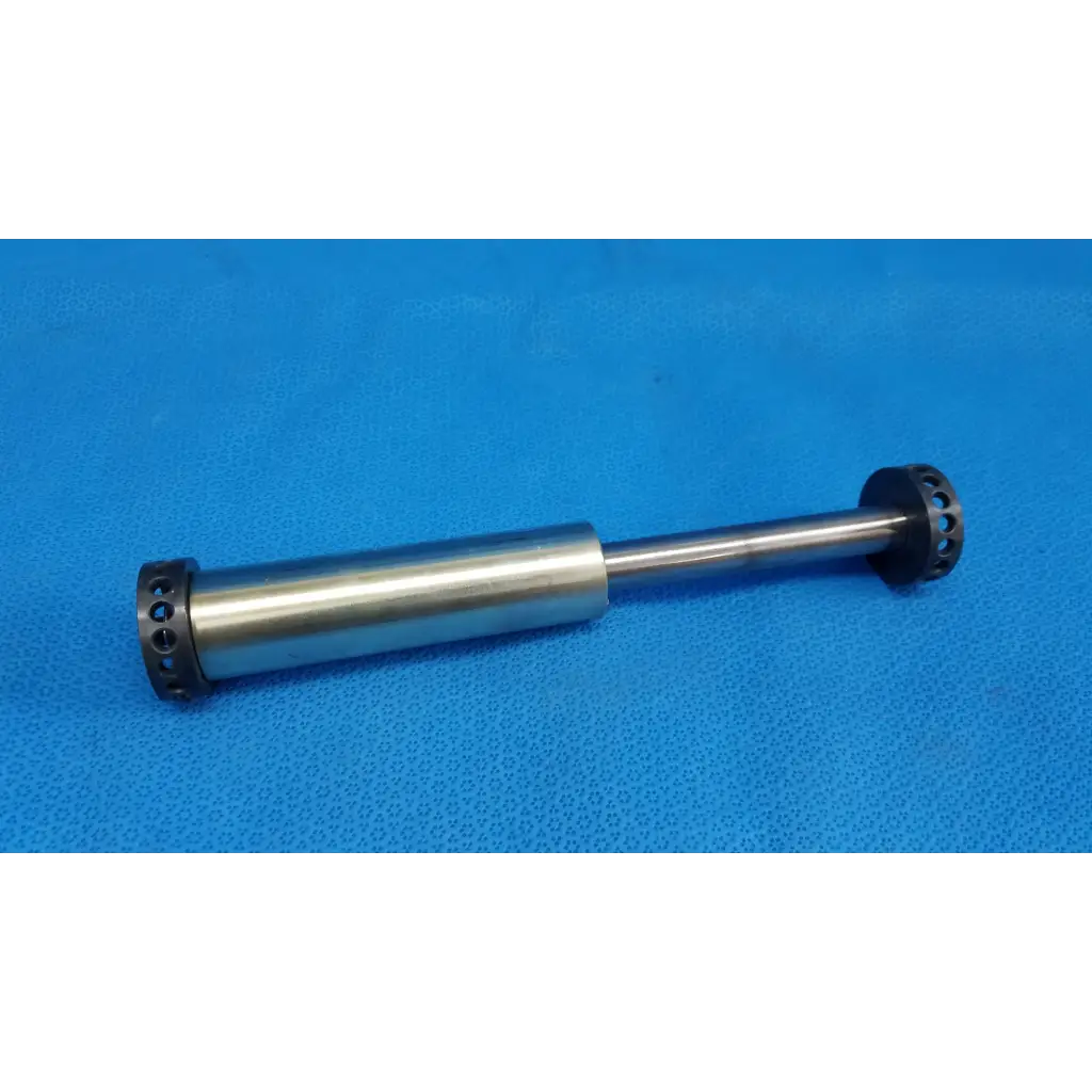 Silver metallic optical core piston cylinder with black perforated end caps for topcon trc-nw8 retinal camera