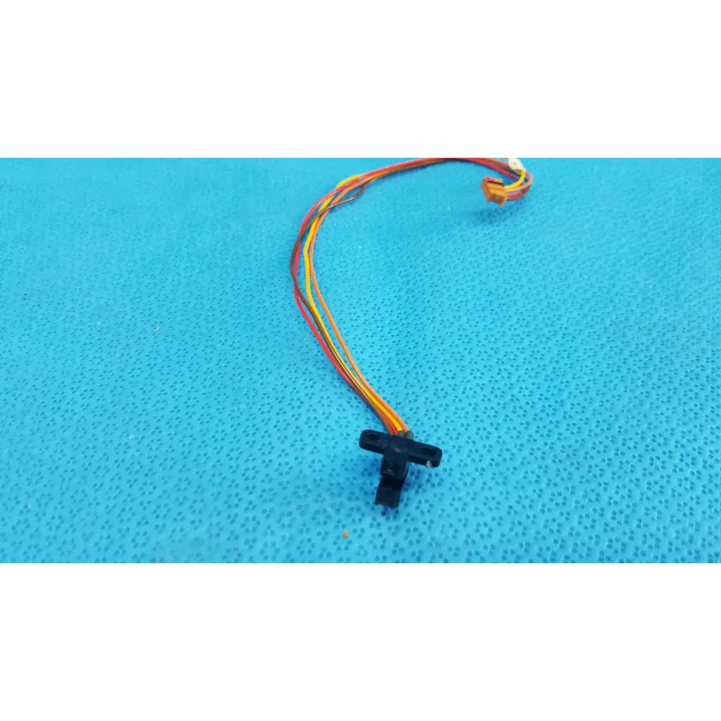 Black plastic internal optical slot photo interrupter sensor cable assembly with multi-colored wires for topcon retinal camera