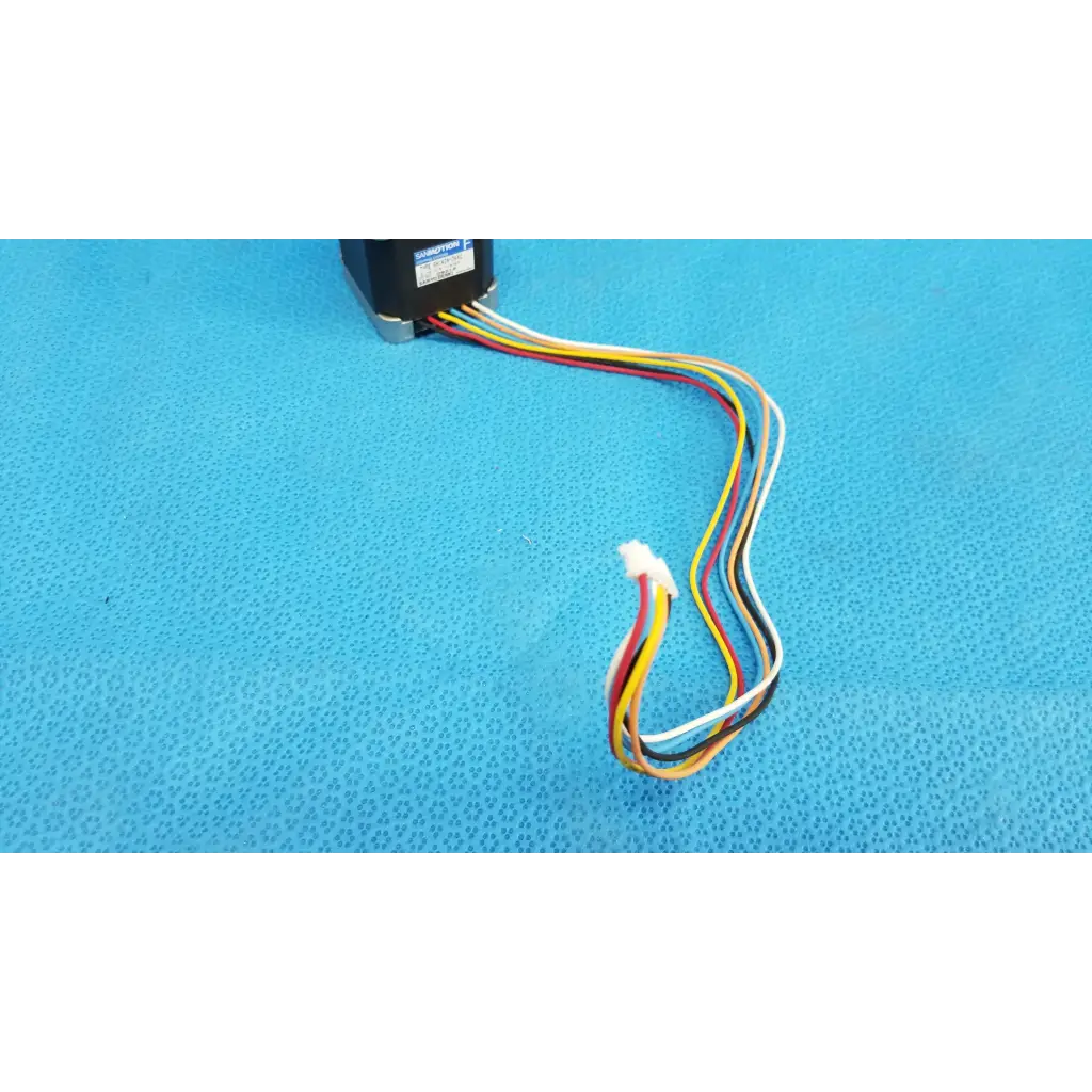 Black stepper motor with multi-colored wiring internal sanyo denki part for topcon trc-nw8 fundus camera