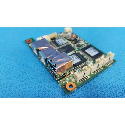 Green logic motherboard board with black memory chips and silver connectors for topcon fundus retinal camera