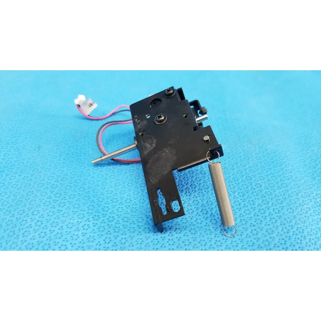 Black plastic rotary solenoid mechanical switch with metallic spring and wires for topcon retinal camera part sap1-t060a