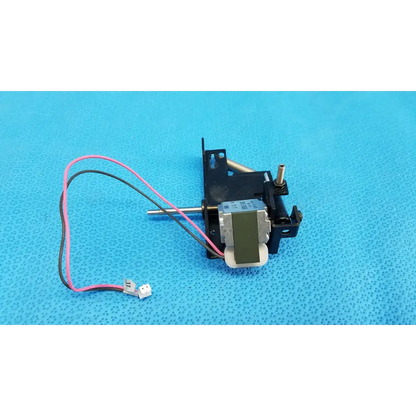Black plastic and metal rotary solenoid mechanical switch with pink and black wires for takano solenoid switch