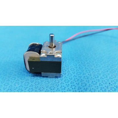 Internal takano black and silver rotary solenoid with metallic shaft and wires for topcon fundus retinal camera use