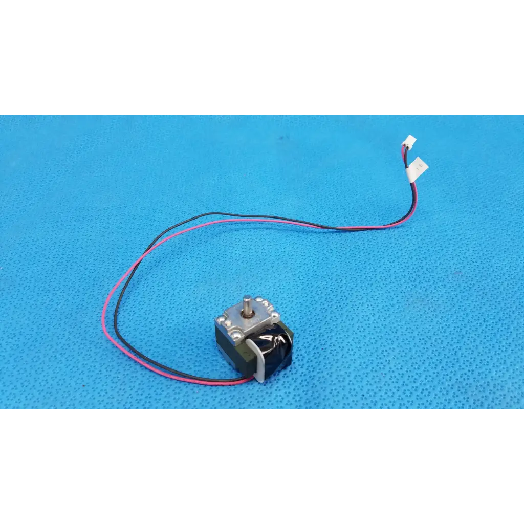 Black and silver internal takano rotary solenoid with red and black wires for topcon trc-nw8 fundus retinal camera