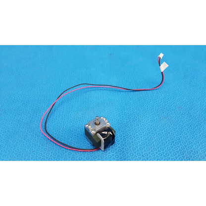 Black and silver internal takano rotary solenoid with red and black wires for topcon trc-nw8 fundus retinal camera