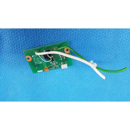 Green rectangular internal xenon flash trigger pcb board with white and green wires for topcon fundus retinal camera