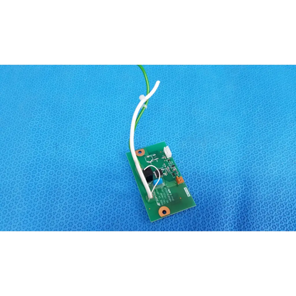 Green rectangular internal xenon flash trigger pcb board with white and green wires for topcon fundus retinal camera