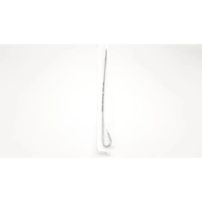 Silver metal oil dipstick with hook end for intubating stylet 14fr ref dynd43514 new sealed product