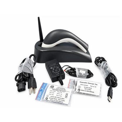 Inventis Delfino Wireless Video Otoscope Set With Power Supply & Accessories Ref 10103