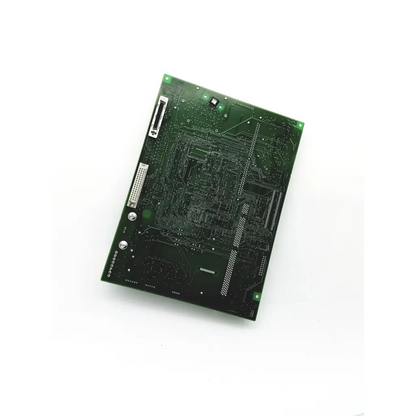 Green rectangular circuit board bbdg2-5 with intricate silver traces and multiple connectors model iz 4-0694-9101/3