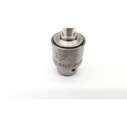 Silver metallic Jacobs 1BM 1/2-28 UNF cap screw with hexagonal head for keyed drill chuck assembly