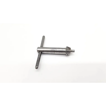Silver metal jacobs 1m kim key stainless steel drill chuck key with t-shaped handle and gear-like end
