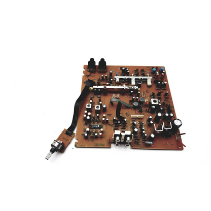 Brown jalco power supply circuit board with black and silver components model bbbdg2-7 for electronic use