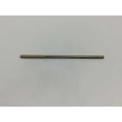 Silver surgical knife jarit 110-191 with textured diamond-patterned handle and smooth metal shaft for precise use