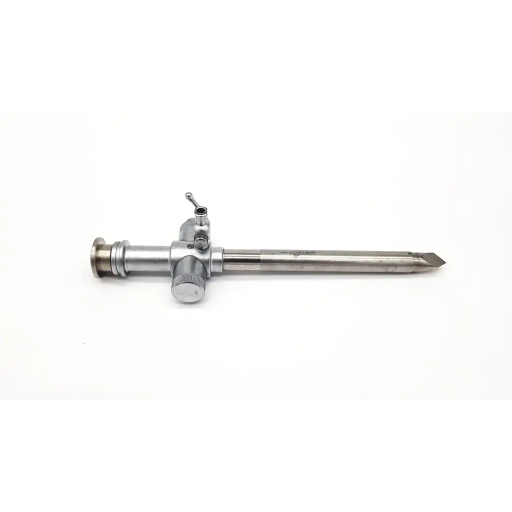 Load image into Gallery viewer, Jarit 600-440 Piston Valve Cannula with Pyramidal Trocar