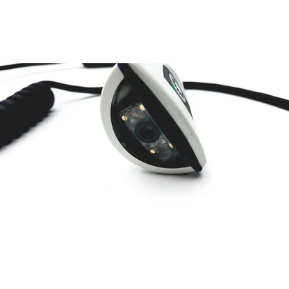 White and black handheld dental curing light jdk-1797 rev a 150514-040 designed for biomedical service and replacement parts