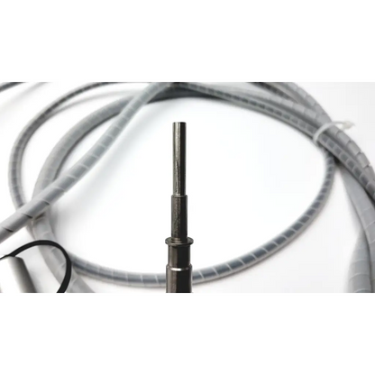 Jedmed 39-8160 4.0mm video otoscope head with camera attachment is a sleek metallic cylindrical sensor probe