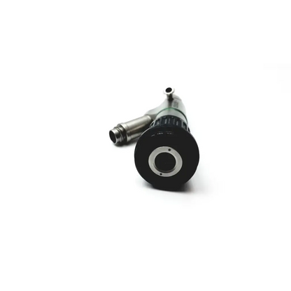 Black and silver jedmed 39-8160 video camera otoscope head with circular lens housing for medical use