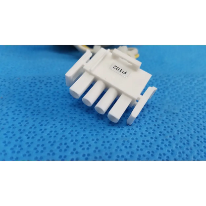 White plastic resistor block assembly with five pins and p102 label for topcon trc-nw6s retinal camera