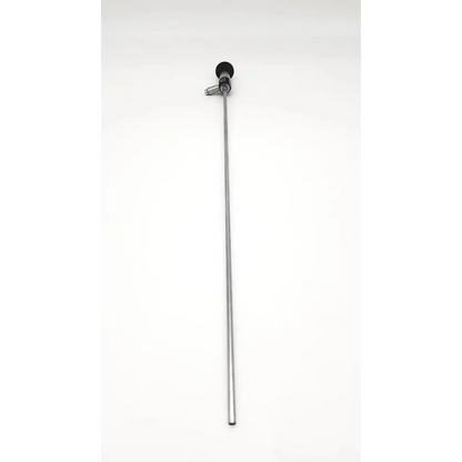 Silver karl storz 10320a 0 degree hopkins bronchoscope with black-tipped head and metallic joints medical endoscope