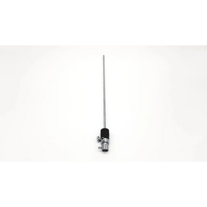 Silver surgical retractor with black rubber grip and metallic joints for karl storz 10326f adult optical stylet sheath