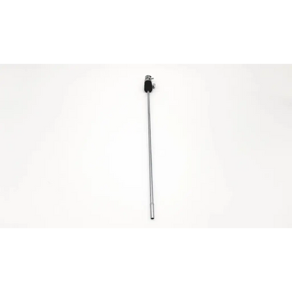 Silver metal drum stand clamp with black rubber grip for karl storz 10326f adult optical stylet sheath