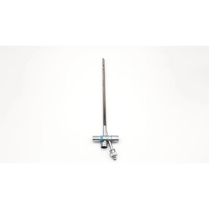 Silver surgical karl storz 10338a scope tube with long handle and t-shaped head featuring adjustable clamps