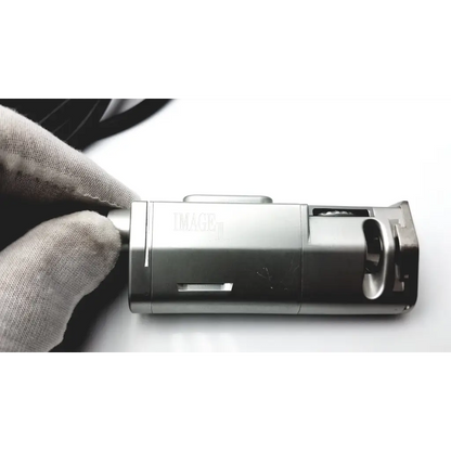 Silver metallic karl storz 22260131 image1 d1 camera head with sleek rectangular design for precise medical procedures