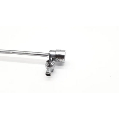 Silver metallic karl storz 26163v high flow outer sheath with slender polished shaft and articulated joint mechanism