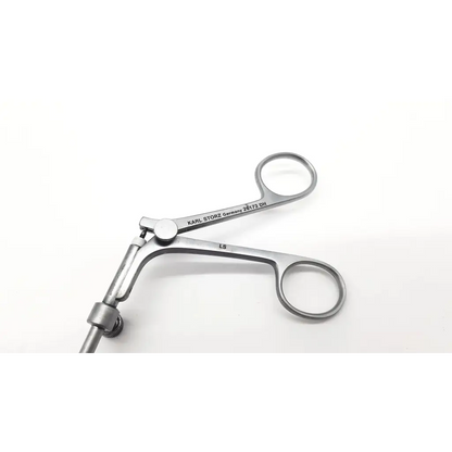 Silver surgical forceps with polished metallic finish and precise engineering for karl storz laparoscopic da46-28 use